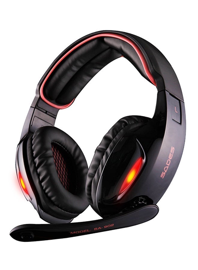 Surround Stereo Wired PC Gaming Headset With Mic