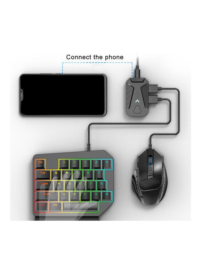 Bluetooth Gaming Keyboard Mouse Converter Adapter for iOS Android Phone Tablet- wireless