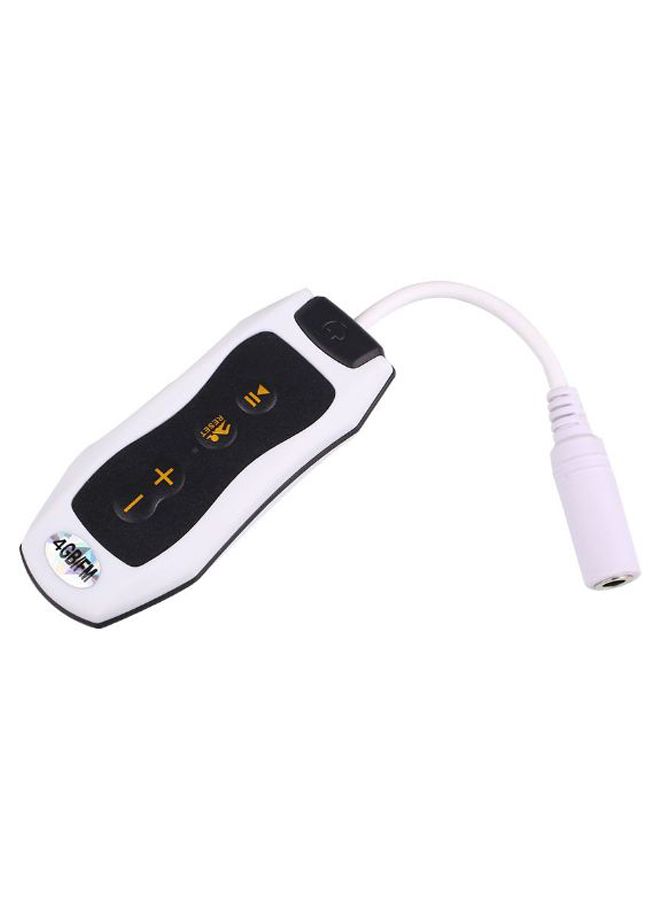 Waterproof Sports Clip MP3 Mini Music Player 142523_1 Black/White