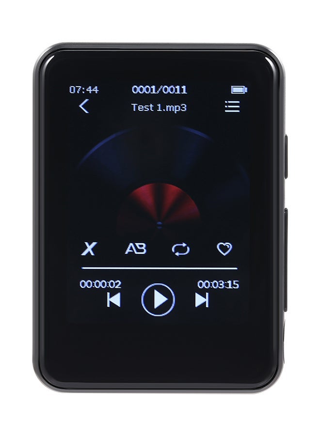 Bluetooth MP3 Full Touch Screen Music Player V6556 Black