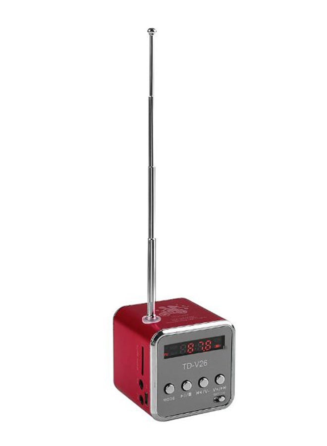 TF USB Digital MP3 Music Player 110609 Red/Grey