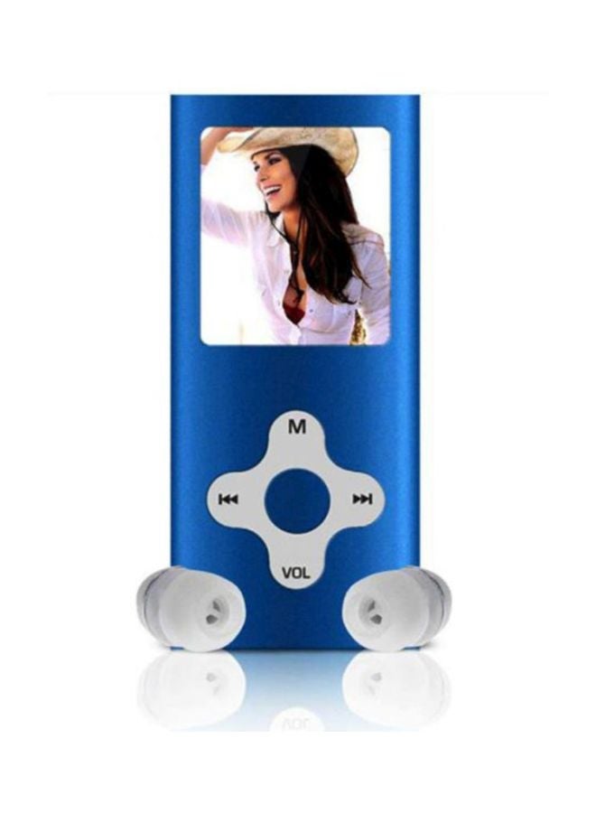 MP4 Player With Earphones And USB Cable XYQ51214121BU_U00491 Blue/White