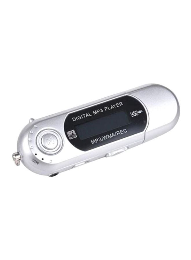 USB 2.0 Flash Drive Digital MP3 Player With FM Radio XYQ60107121SL_U00491 Silver