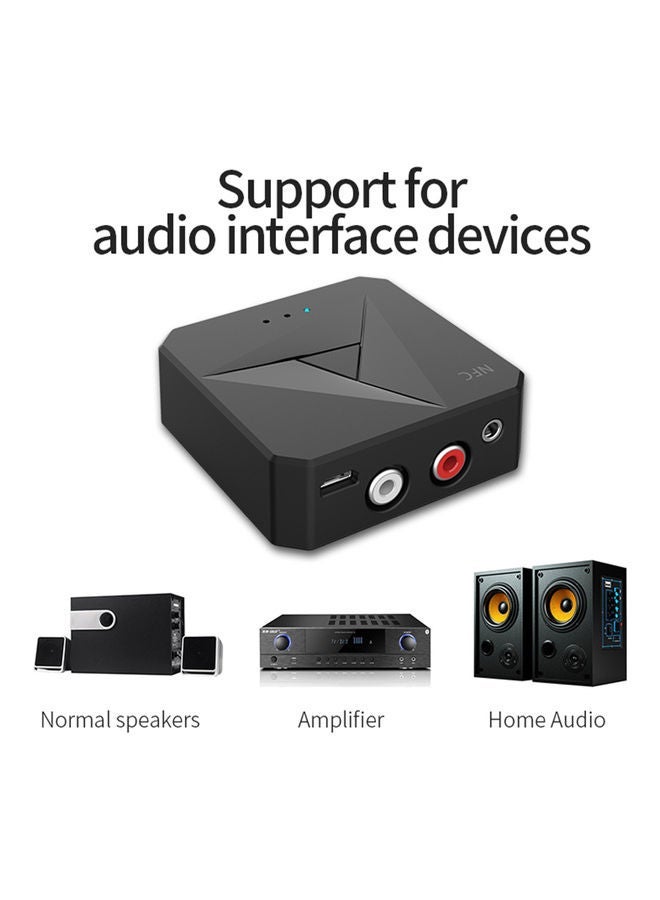 M21 2 in 1 Bluetooth 5.0 Transmitter Receiver Wireless Audio Adapter V8991_P Black