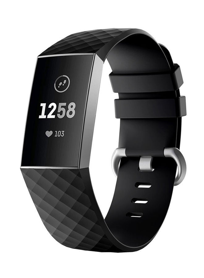 Replacement Strap Band For Fitbit Charge 3 Black