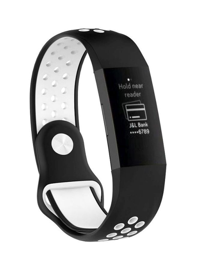 Replacement Band For Fitbit Charge 3 Black