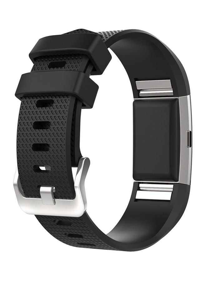 Replacement Wrist Band For Fitbit Charge 2 Black