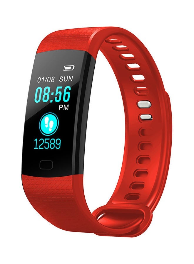 Fitness Tracker Smart Wristband Watch Red