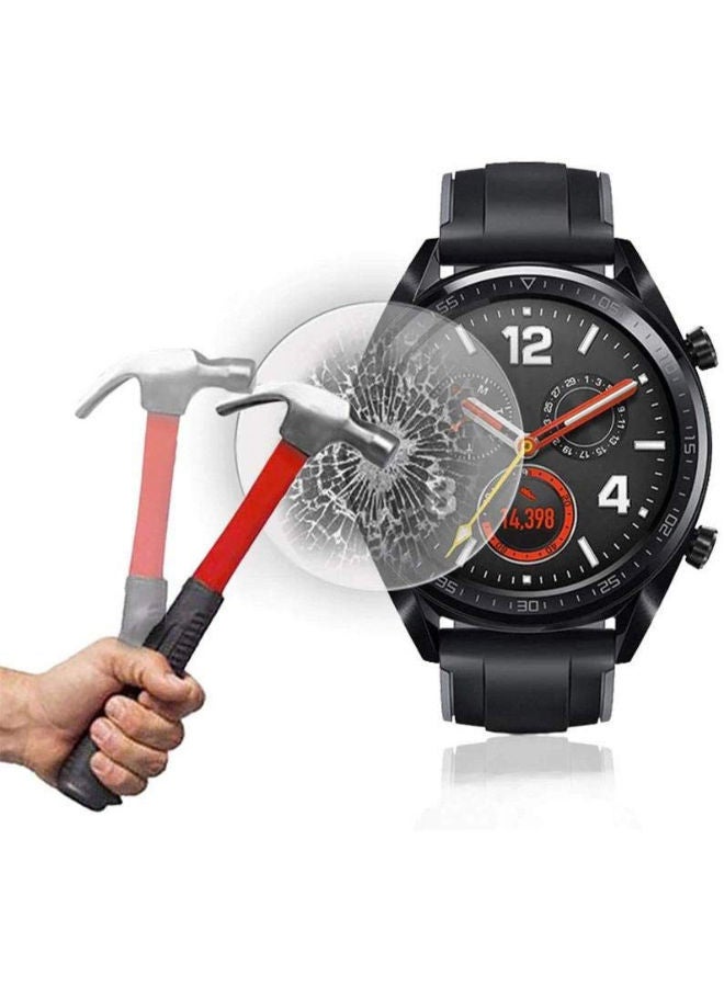 Tempered Glass Screen Protector Film For Huawei Watch GT 46millimeter Clear