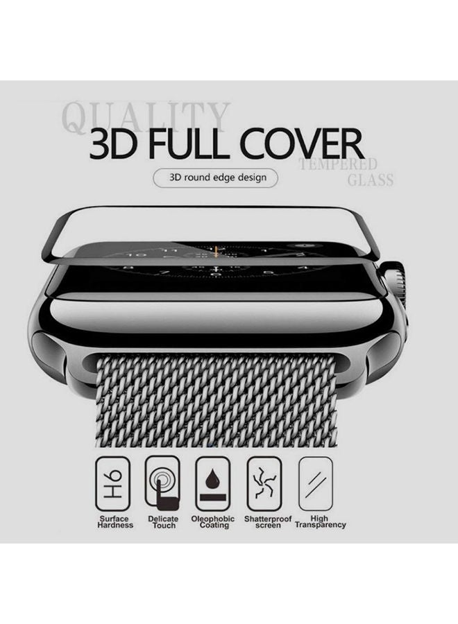 Tempered Glass Screen Protector For Apple Watch Series 1/2/3 38mm Clear