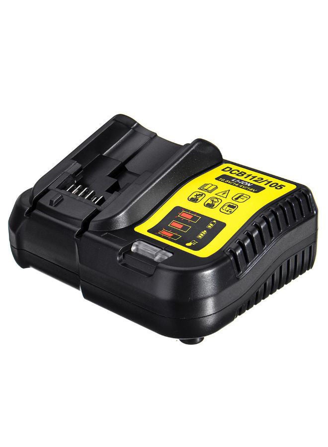 Replacement Battery Charger For Dewalt Black/Yellow