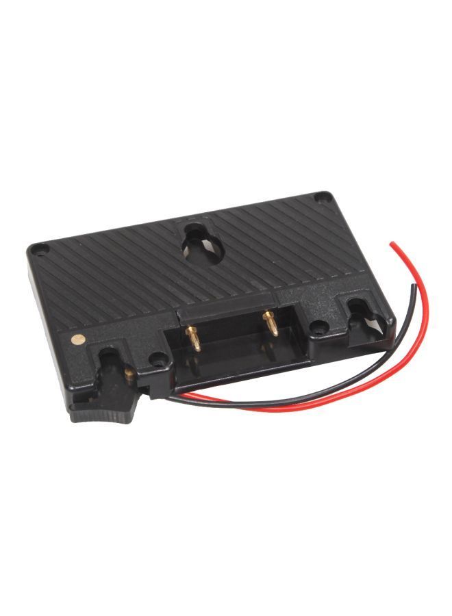 Battery Plate Adapter For Panasonic Camcorder Power B-Tap Anton Bauer Black/Gold/Red