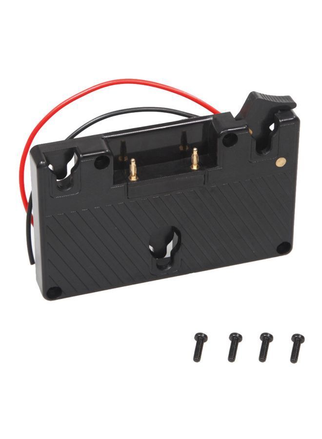 Battery Plate Adapter For Panasonic Camcorder Power B-Tap Anton Bauer Black/Gold/Red