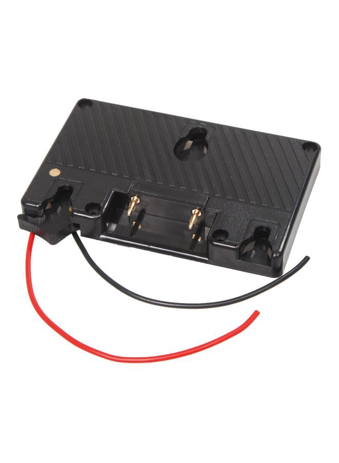 Battery Plate Adapter For Panasonic Camcorder Power B-Tap Anton Bauer Black/Gold/Red