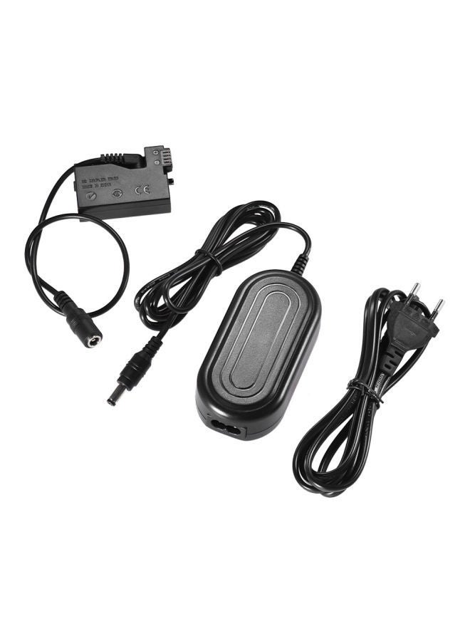 Dummy Battery Adapter Camera Charger for Canon 200D/800D/760D/750D Black