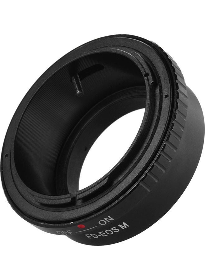 FD-EOS M Lens Mount Adapter Ring Black