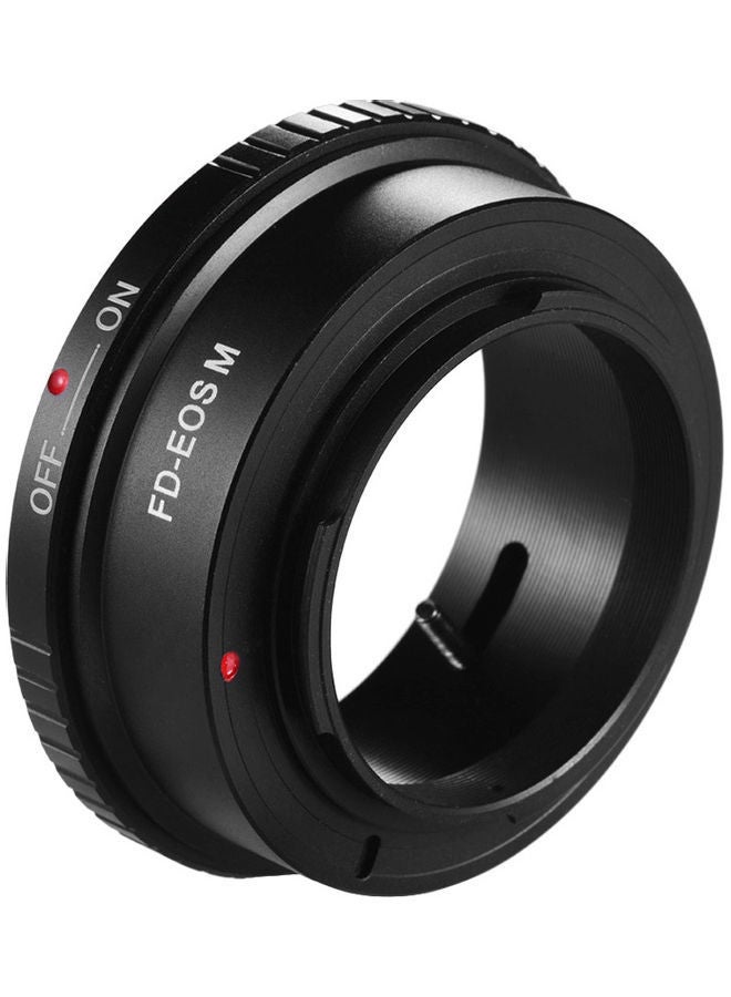 FD-EOS M Lens Mount Adapter Ring Black