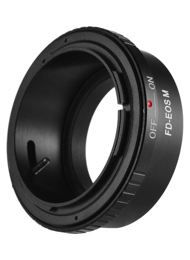 FD-EOS M Lens Mount Adapter Ring Black