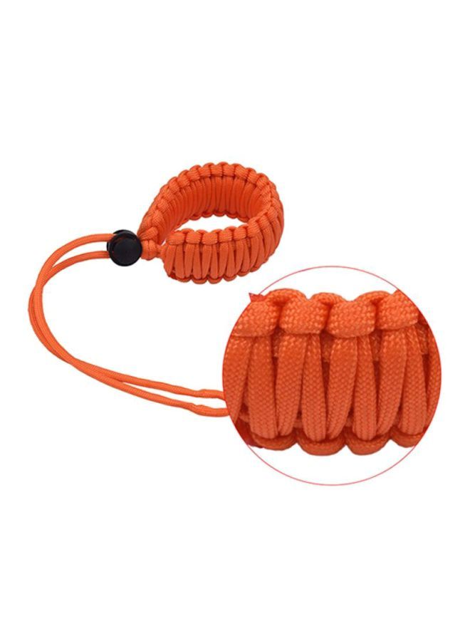 Adjustable Paracord Camera Wrist Strap 16inch Orange