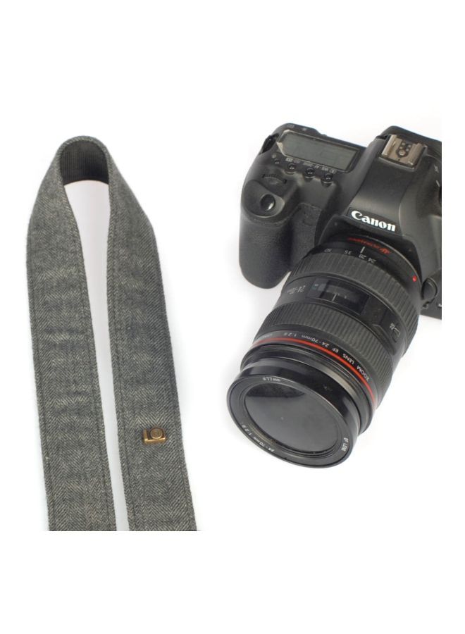 Camera Shoulder Strap Belt Grey/Black