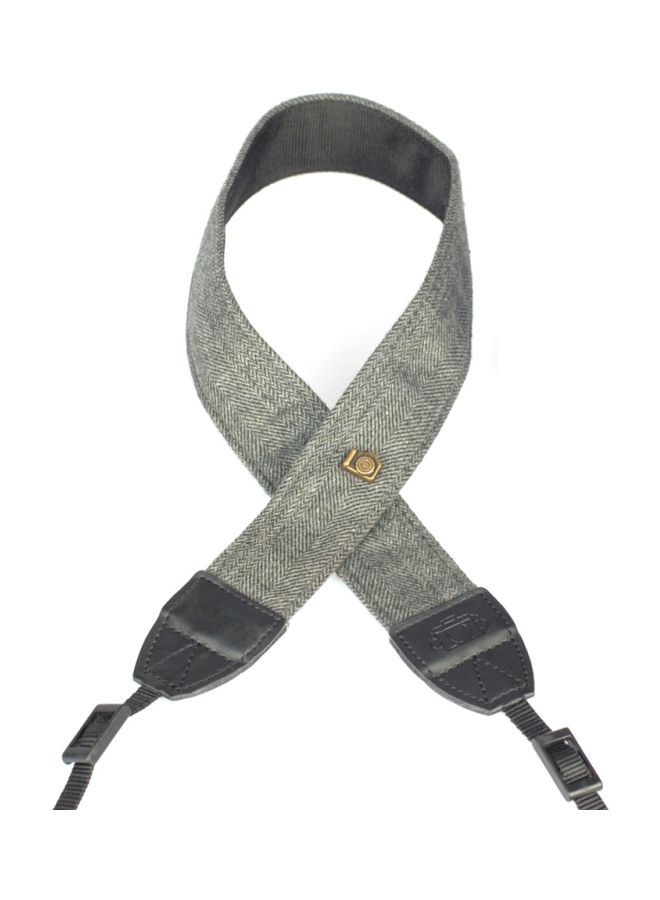 Camera Shoulder Strap Belt Grey/Black