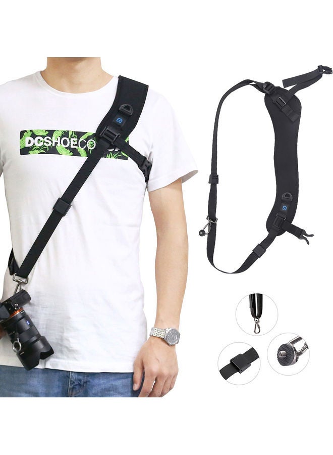 Soft Padded Shoulder Strap Black