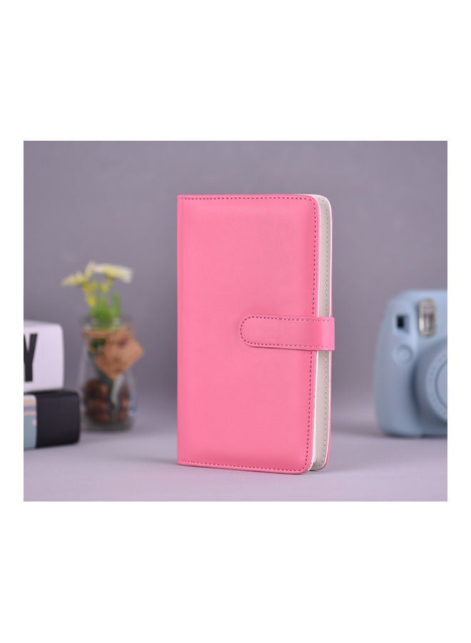 108-Pockets Portable Photo Album Pink