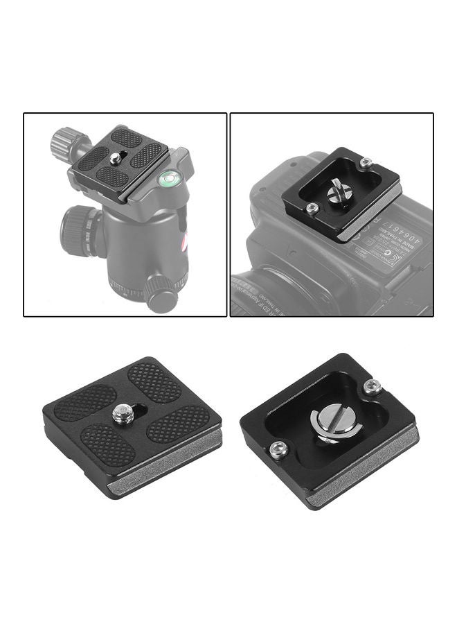 Adjustable Quick Release Plate Black