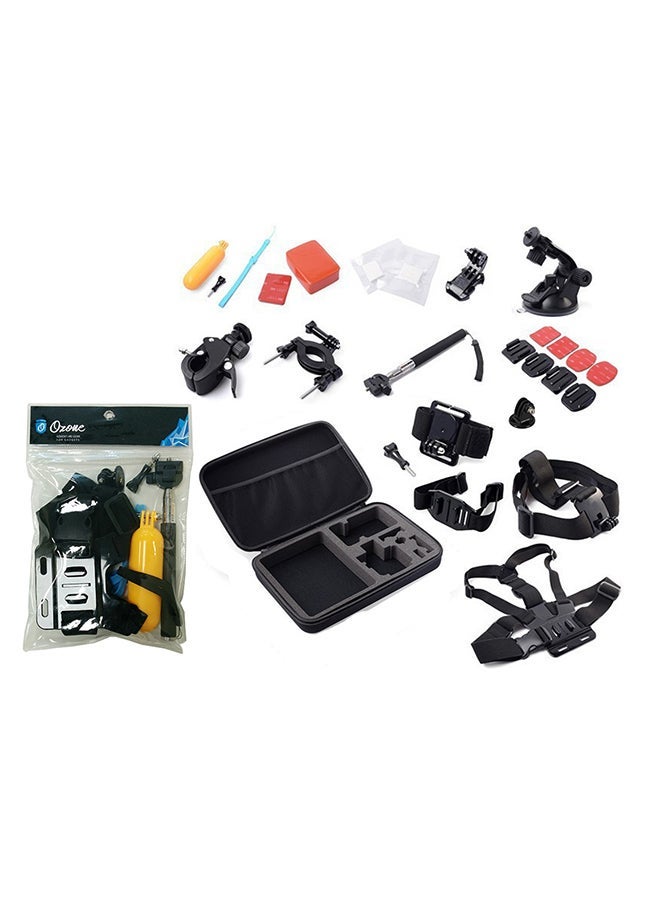 17 In 1 Accessory Set For GoPro Hero 7/Hero 6/Hero 5/SJCAM Black