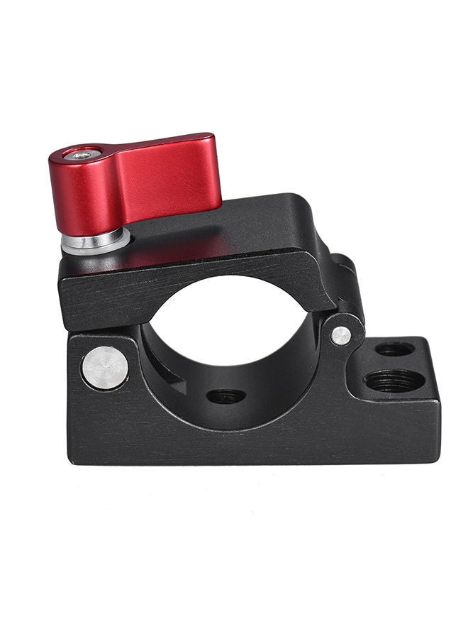 Rod Clamp Holder Light Mount Stand Bracket Black