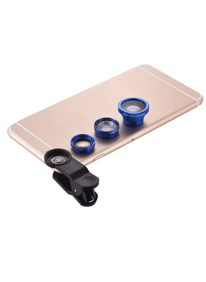 Universal Clip Lens Kit Blue/Black