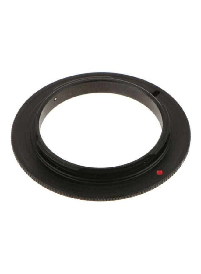 Metal Macro Reverse Lens Adapter Ring Black/Red