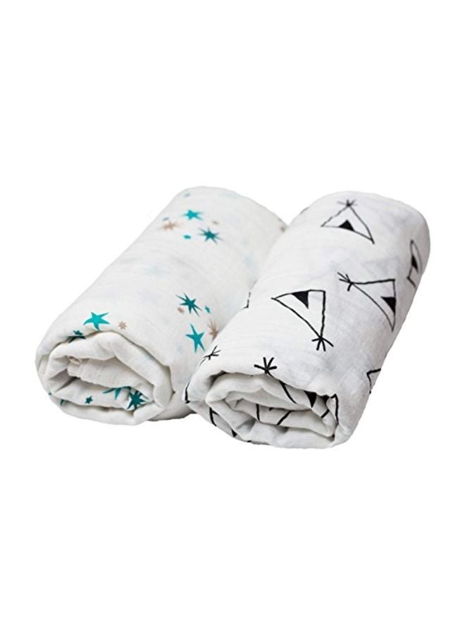 2-Piece Swaddle Blanket Set