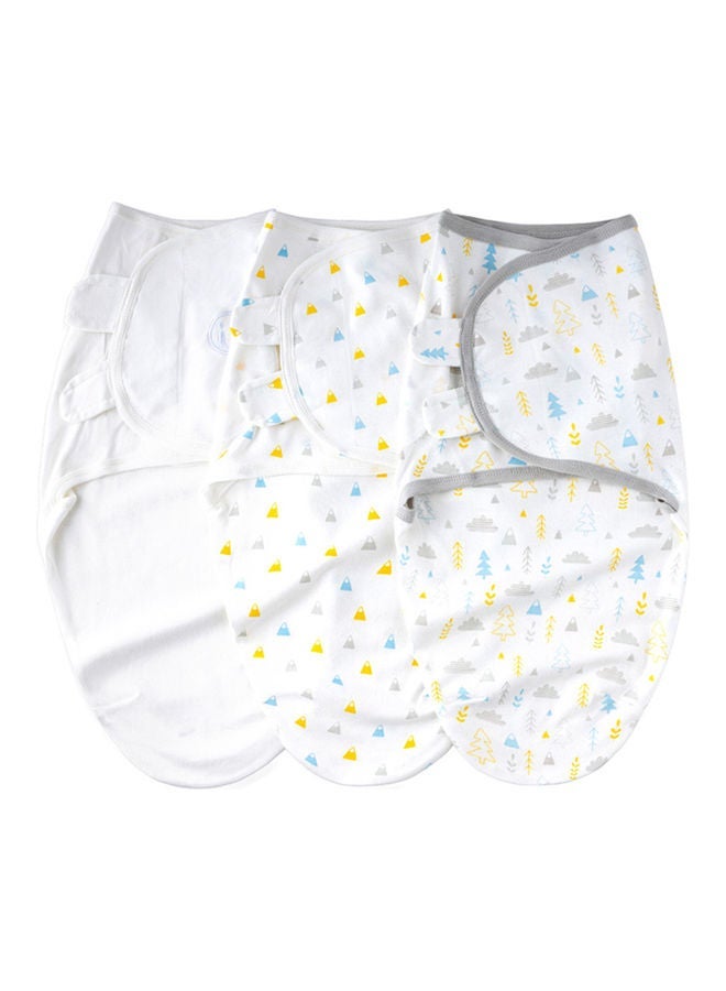 3-Piece Soft Cotton Infant Sleeping Baby Swaddle Wrap M6