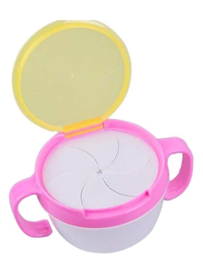 Double-Handle Snack Container With Lid