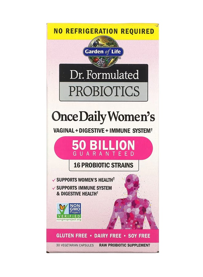 Dr Formulated Probiotics Once Daily Women's 50 Billion 30 Vegetarian Capsules