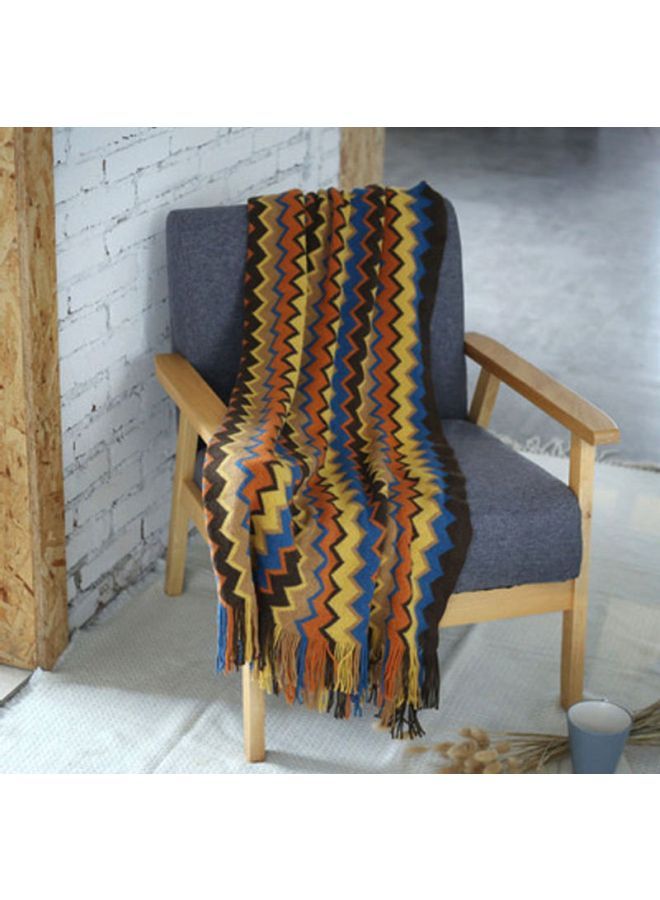 Imitation Cashmere Blanket Combination Multicolour 130x150cm