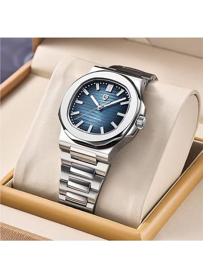 Men's Quartz Watch Waterproof 100 Meters Men's Wristwatch Leisure Business Wrist Watch Dark Blue