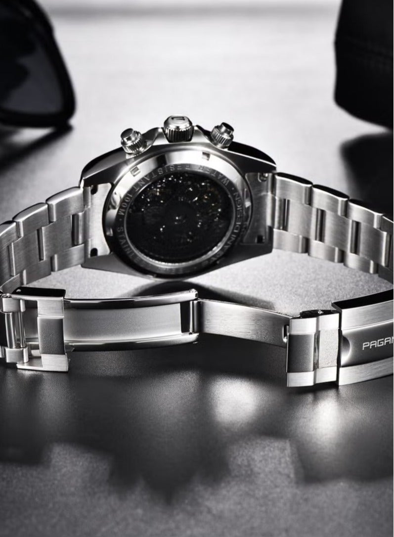 Men's Automatic Mechanical Stainless Steel Watch Waterproof Watch PD-1777 Rainbow