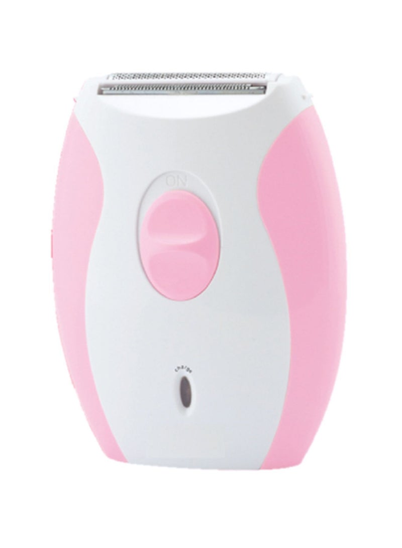 Rechargeable Electric Shaver White and Pink