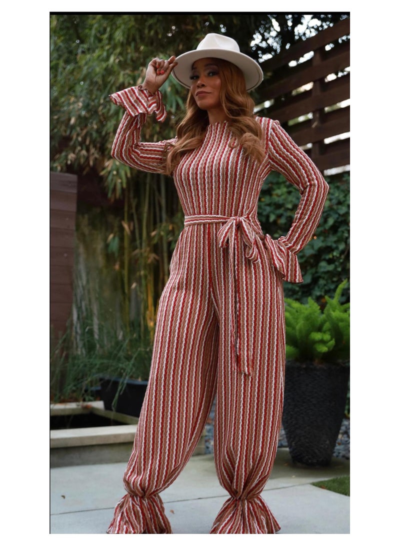 Showstopper Jumpsuit Red