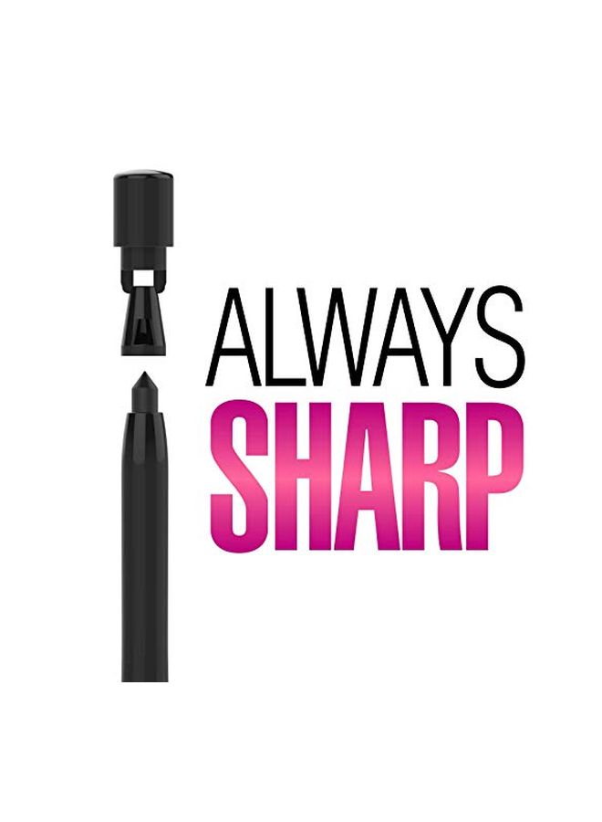 Waterproof Retractable Eyeliner Pencil And Sharpener Black