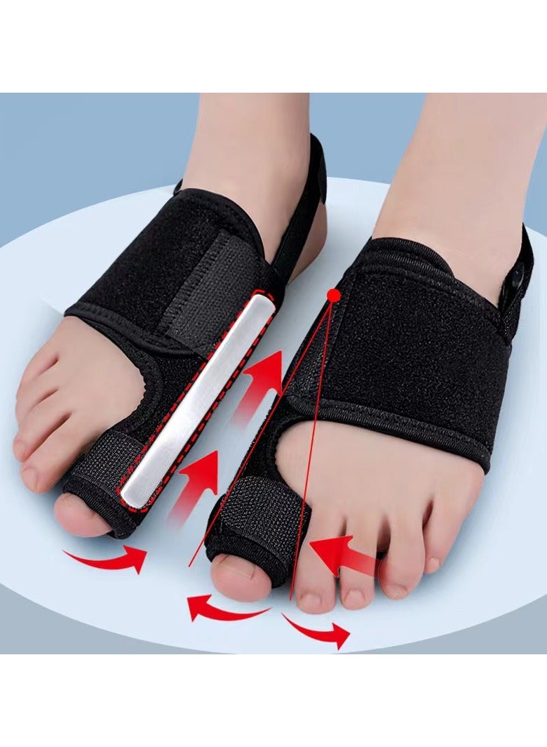 Bunion Corrector for Men and Women with Adjustable Straps, 1 Set (Left & Right Foot)