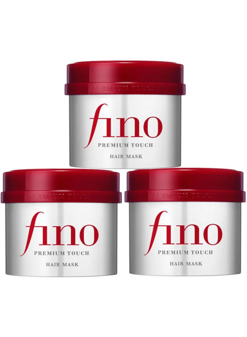 Fino Premium Touch Hair Mask 3 PIECE SET