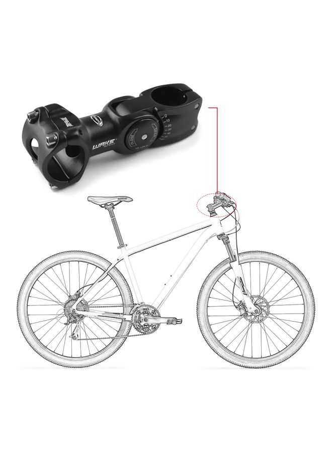 60-Degree Adjustable Bike Handlebar Stems