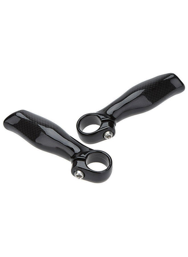 2pcs Cycling Mountain Bike Bicycle MTB Full Carbon Fiber Handlebar Bar End Security Grip 22.2mm 13*3*10cm