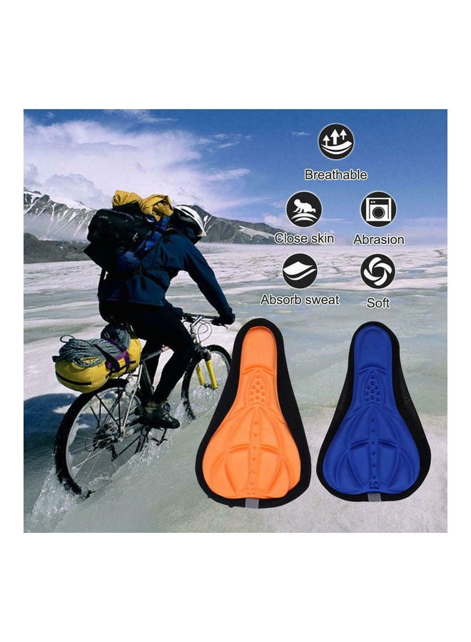 Bike 3D Saddle Seat Cover (Blue) 28 x 2 17cm