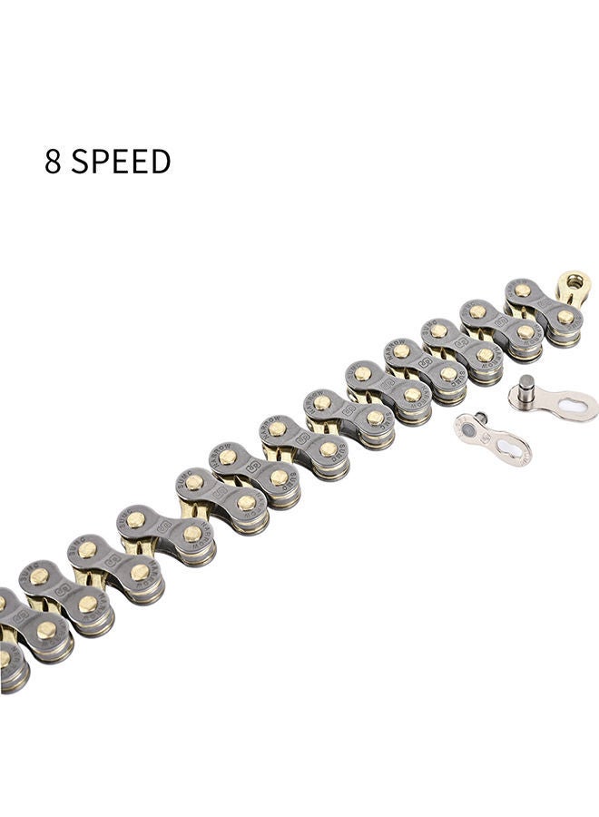 Speed Semi-hollow Bicycle Chain for Mountain Bike Cycling Parts 24.25x9.5x3cm