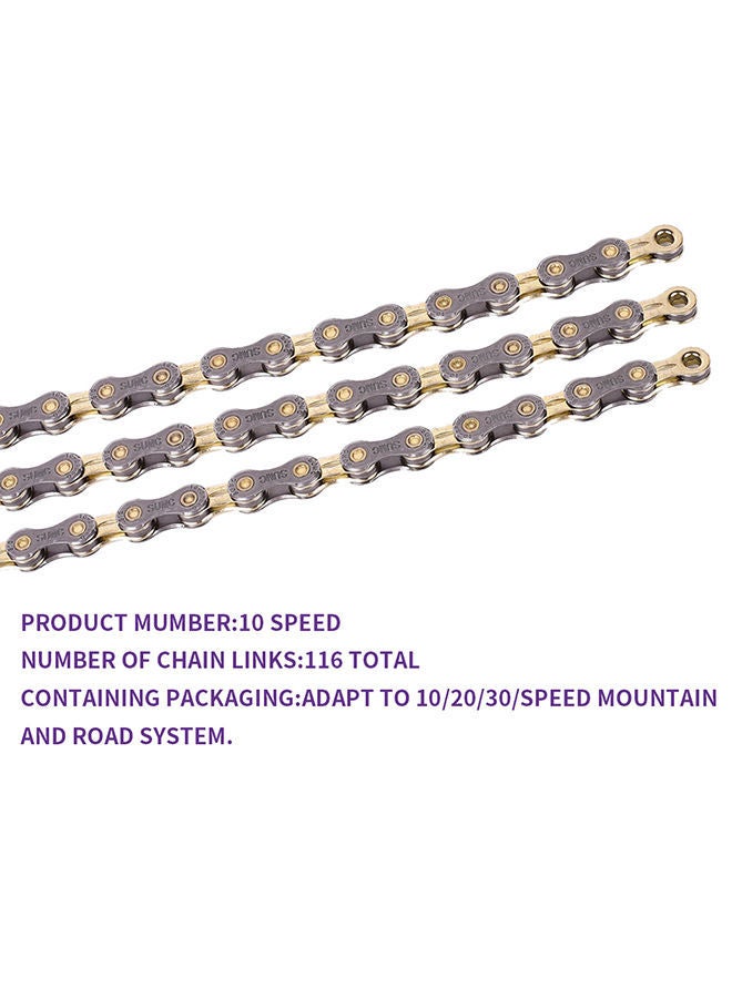 Speed Semi-hollow Bicycle Chain for Mountain Bike Cycling Parts 24.25x9.5x3cm