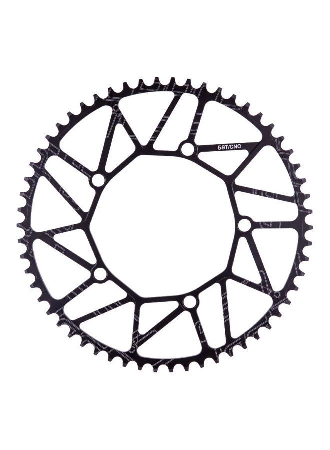 Hollow CNC Folding Bike Chainwheel 24.2cm